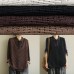 Cute fall knit outwear fashion brown v neck sleeveless knitted cardigans