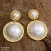 TEDH252 LSH Imp Earrings Pair Pearl